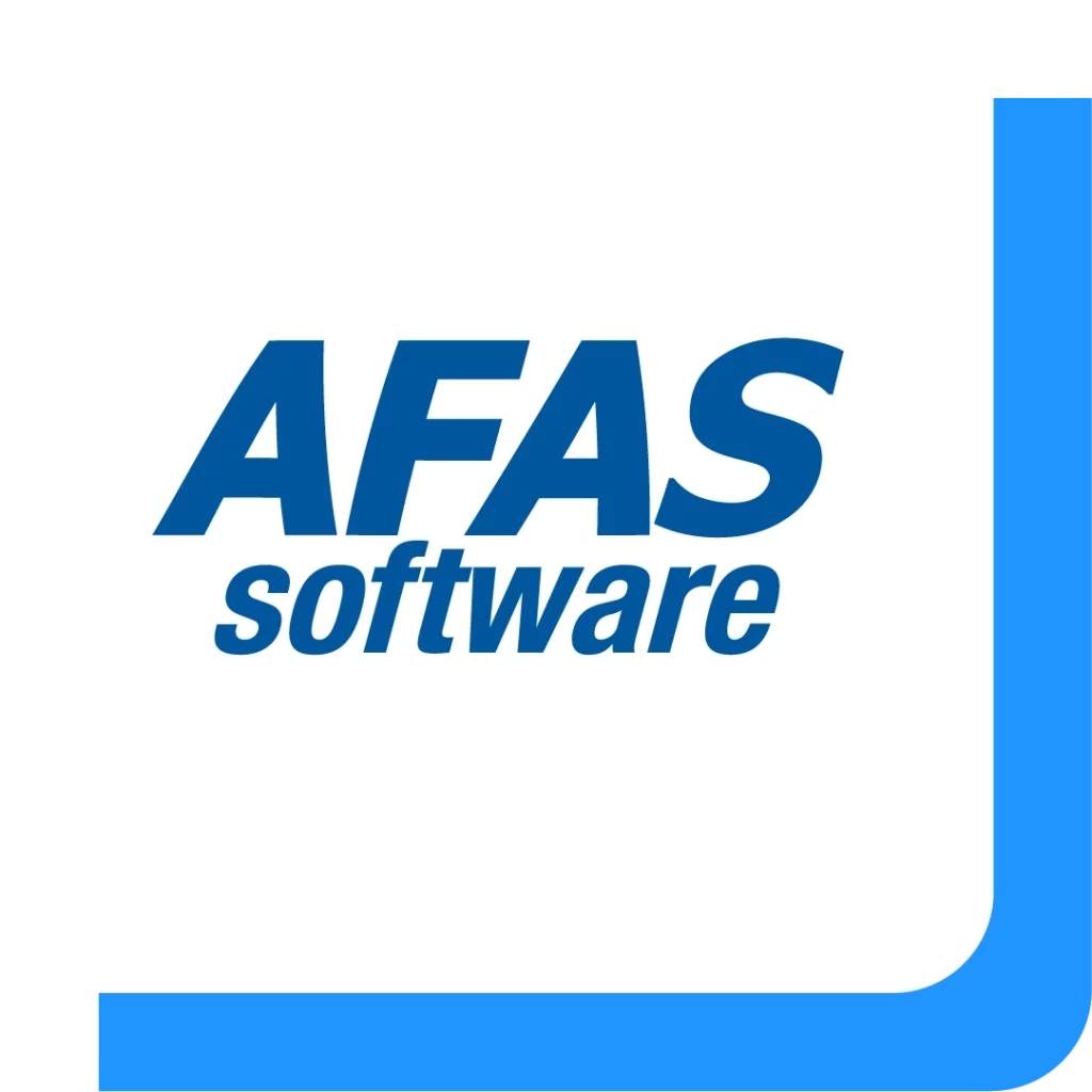 Het logo van AFAS