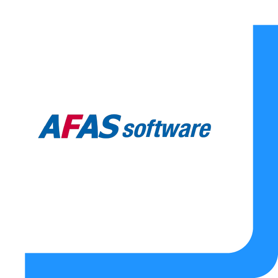 Het logo van AFAS