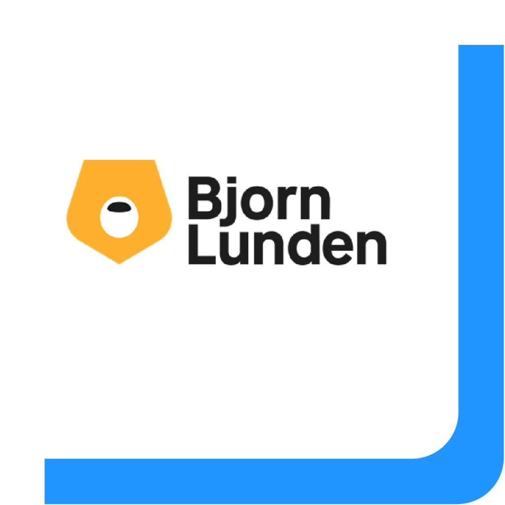 Het logo van Bjorn Lunden