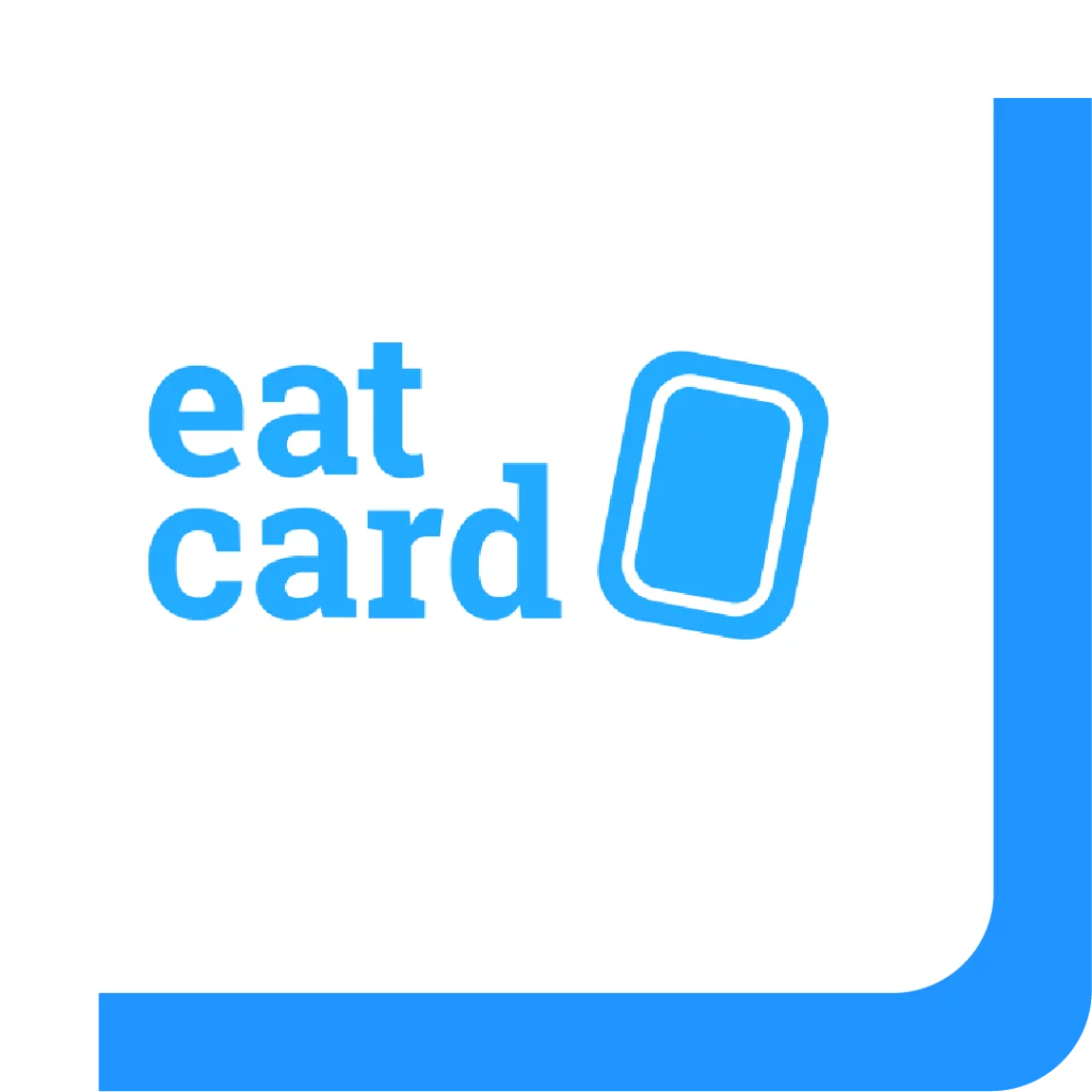 Het logo van Eatcard