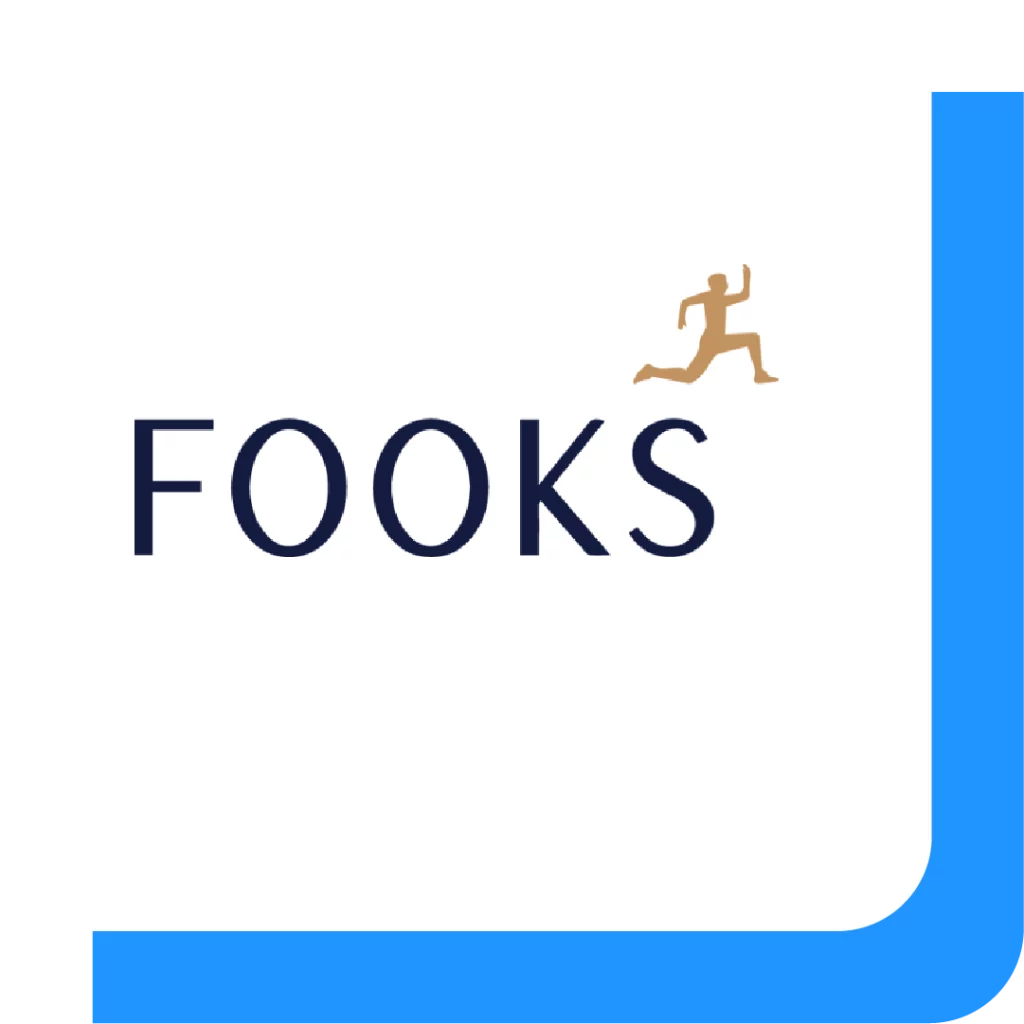 Het logo van Fooks