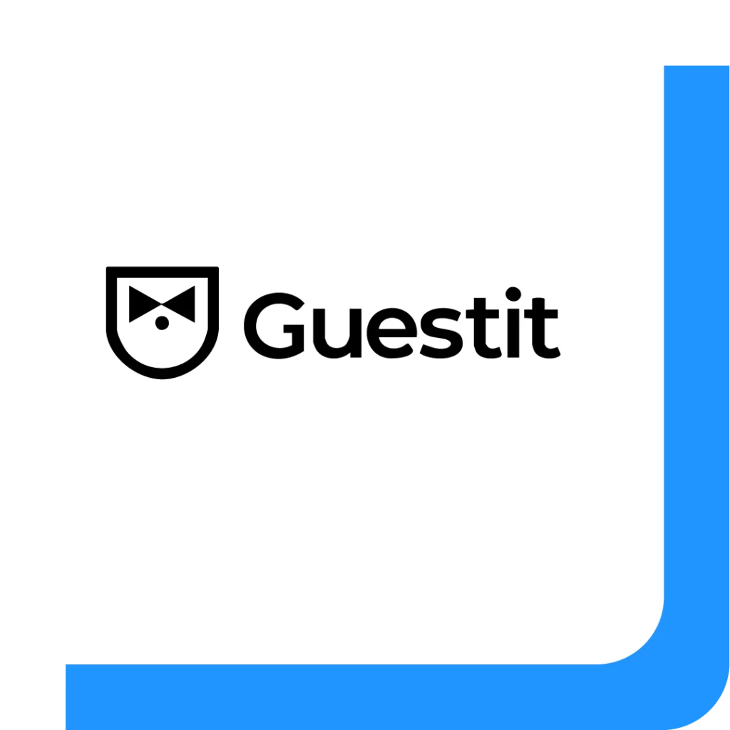 Het logo van Guestit