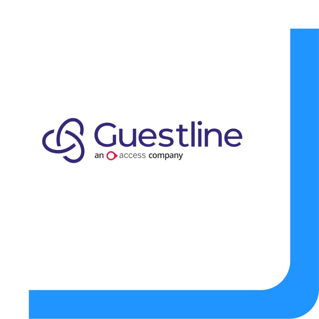 Het logo van Guestline