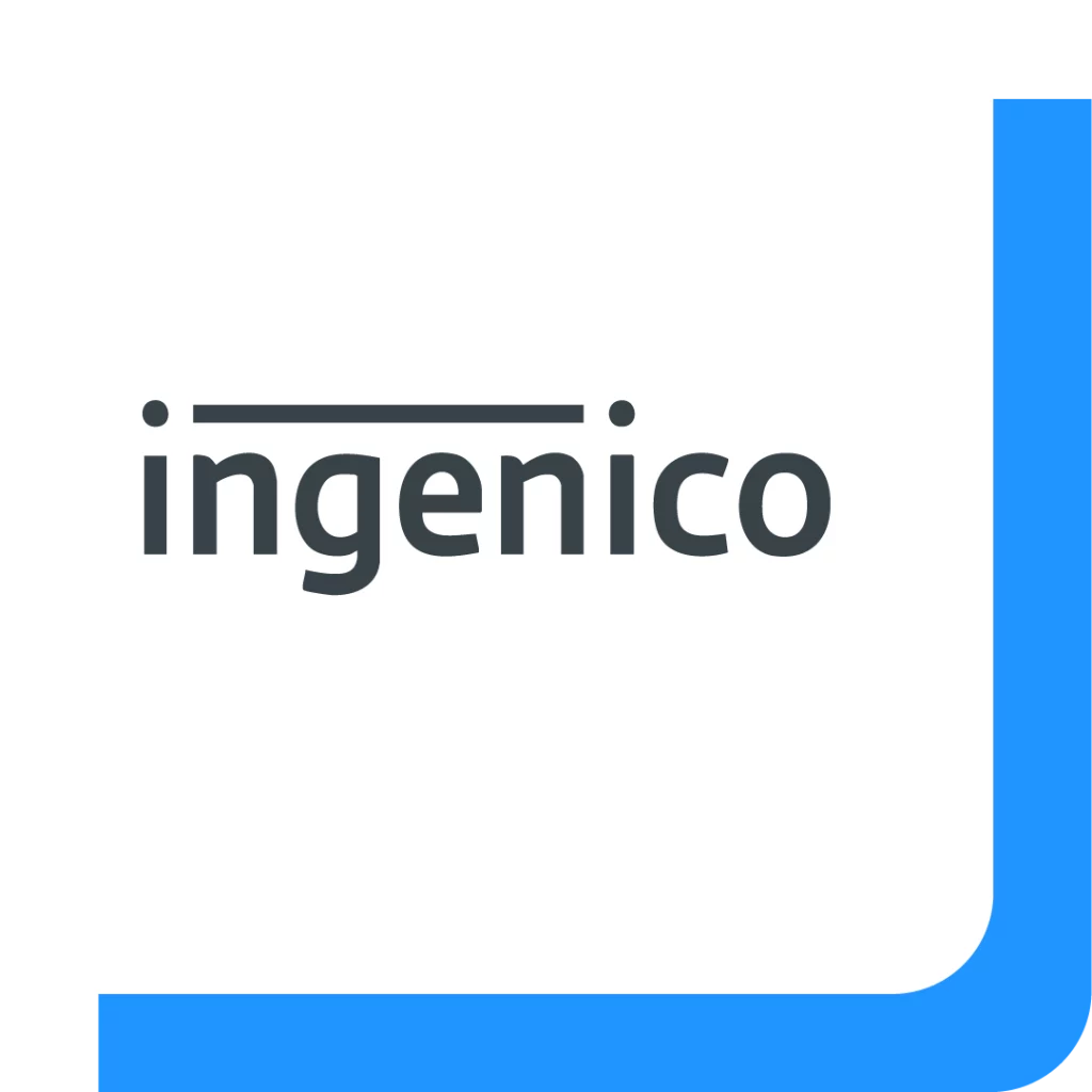 Het logo van Ingenico