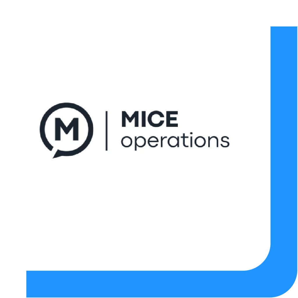 Het logo van Mice