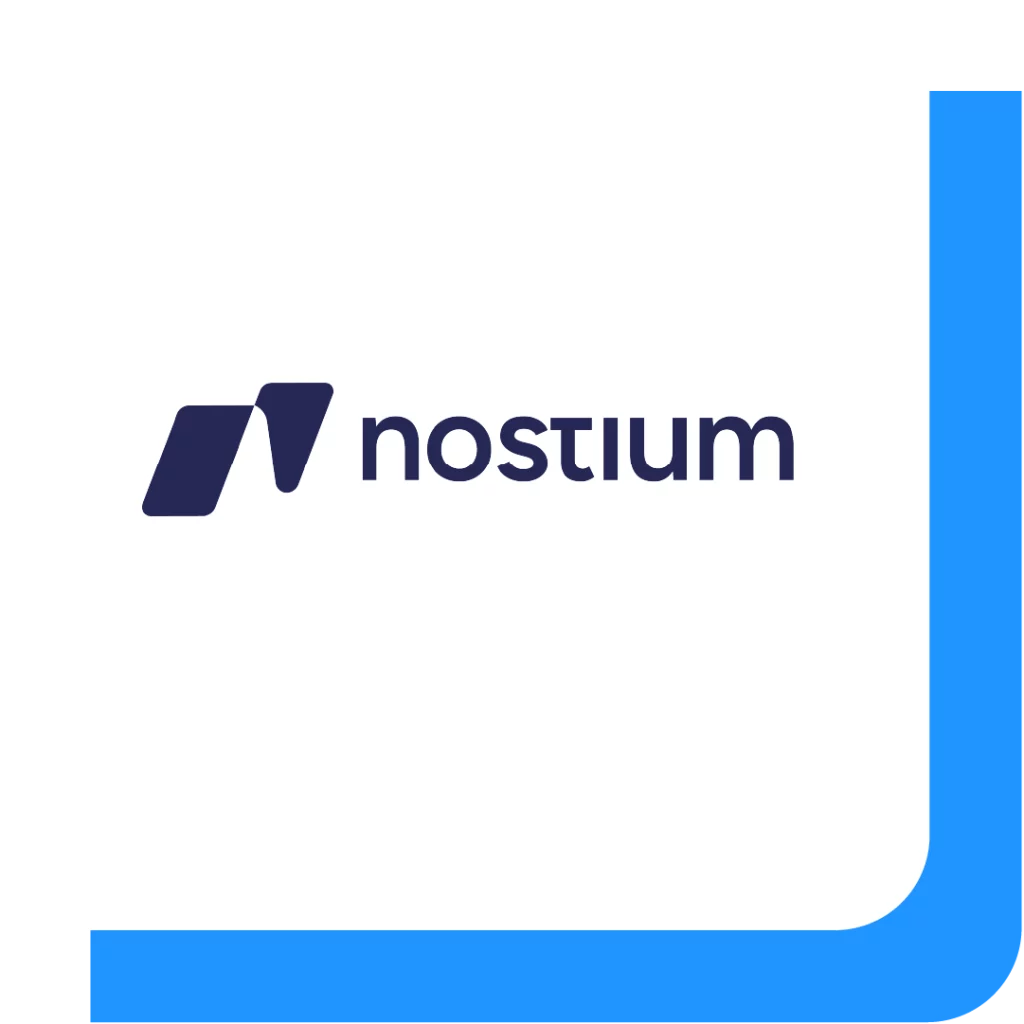 Het logo van Nostium