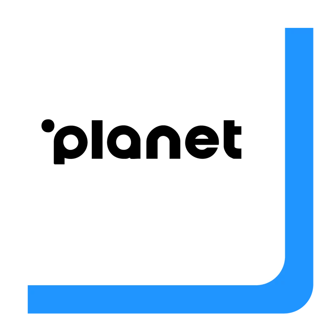 Het logo van Planet