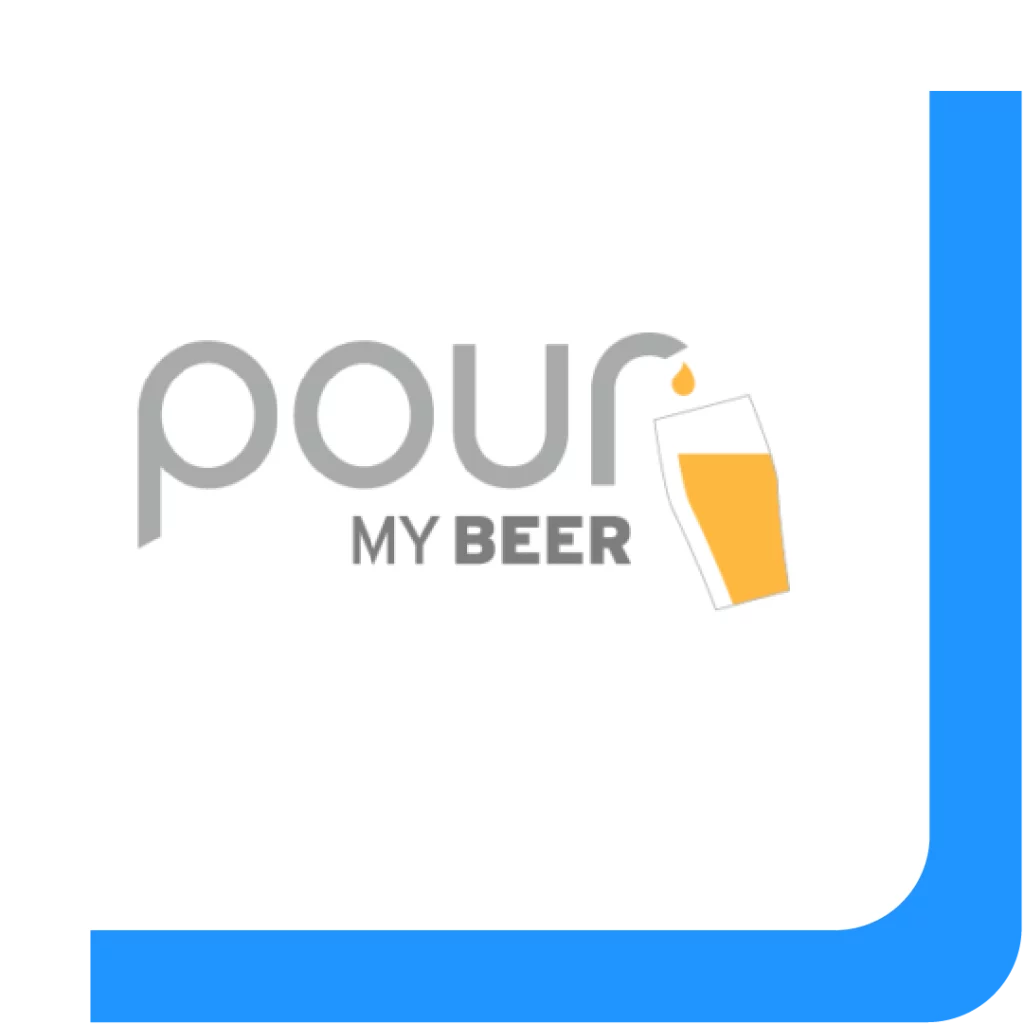 Het logo van Pour my beer