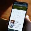 Website van De Kwikkel met Guestplan widget op smartphone