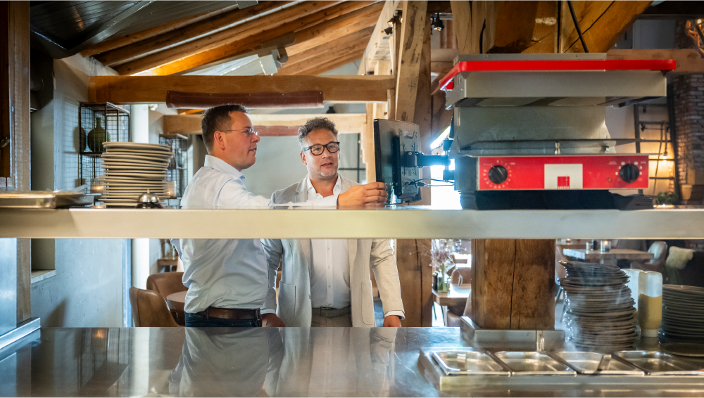 untill keukenschermen in een horeca keuken