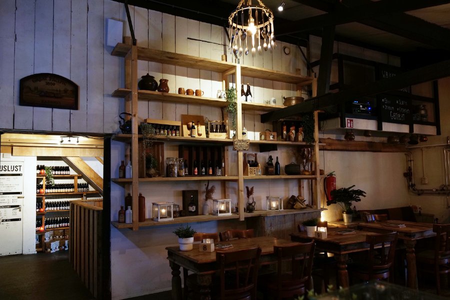 interieur van bierbrouwerij oijen