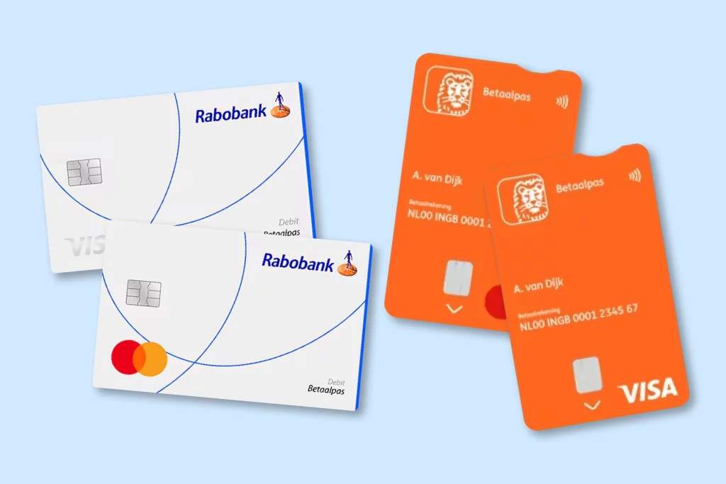 Rabobank en ING betaalpassen
