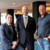 teun walstra, bob driessen en stefan half bij valk exclusief hotel akersloot