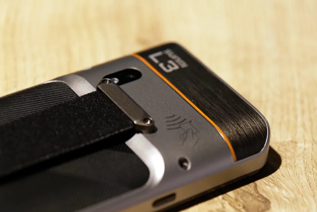 achterkant van de sunmi l3 handheld