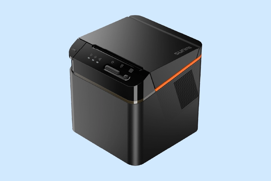 untill air printer voorkant gedraaid