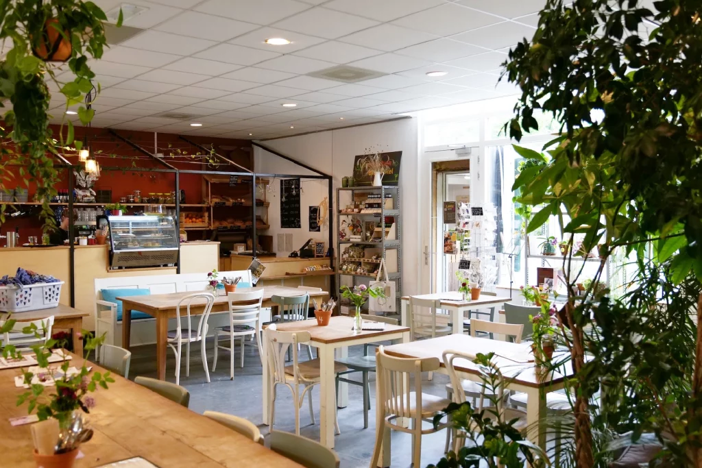 interieur van de moestuin