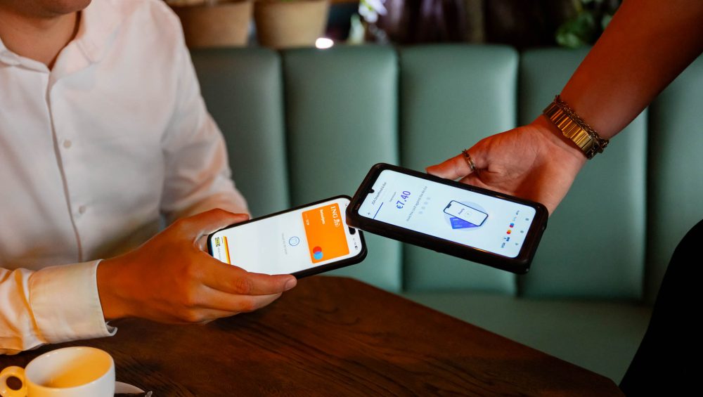 tap to pay betaling met een handheld